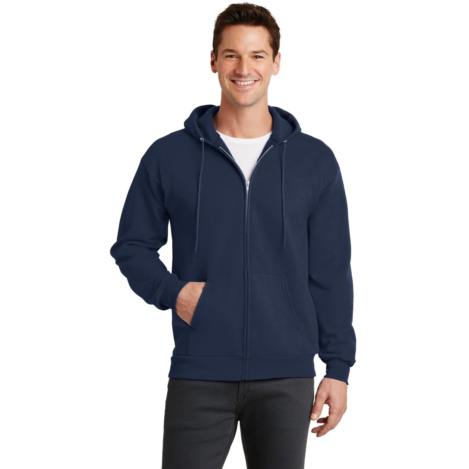 Port & Company-Port & Company® - Core Fleece Full-Zip Hooded Sweatshirt. PC78ZH-MedTech-15